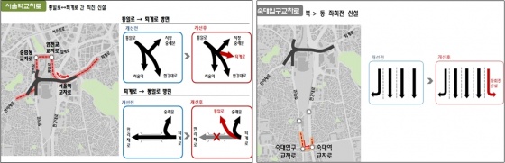 자료=자료=서울역고가 폐쇄에 따른 우회도로../서울시