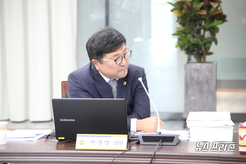 박관열 기획재정부위원장(더불어민주당, 광주2) ⓒ임새벽 기자 2019.11.11