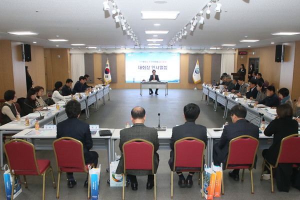 사천시는 지난 11일 사천시청 2층 대회의실에서 ‘2019 사천에어쇼’ 결산 총회를 개최했다./ⓒ사천시