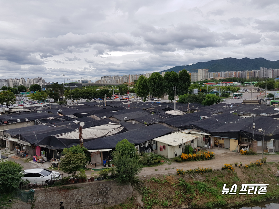 송파구 장지동 596-5번지 일대 마을모습 ⓒ 뉴스프리존 2020.1.4