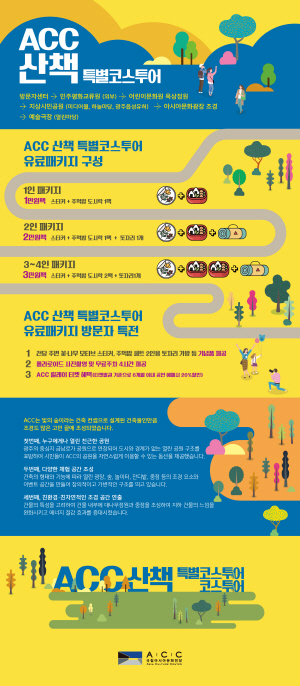 문화 탐방 ‘ACC 산책’ 홍보물(제공=국립아시아문화전당)