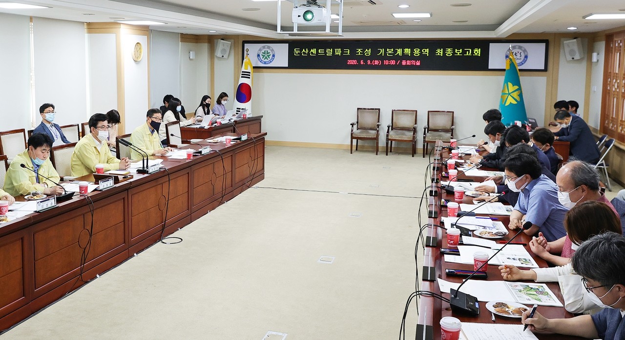 대전시는 도심의 단절된 생태축을 잇는 ‘대전센트럴파크 조성 기본계획’ 최종 보고회를 9일 개최했다./ⓒ대전시
