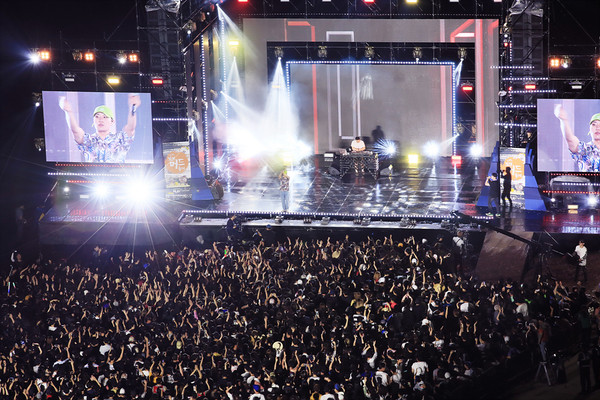 보령머드축제 K-POP 공연 장면.©보령시청