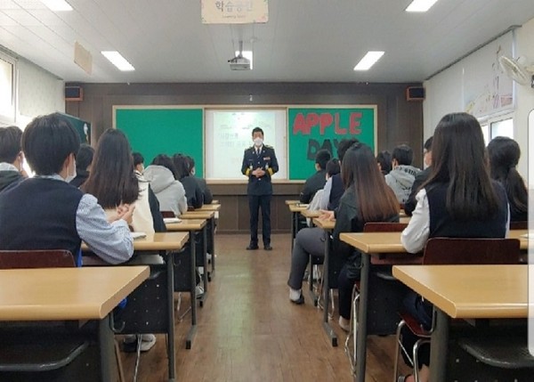 무안경찰서 운남파출소, ‘학교폭력 예방교육’ 실시