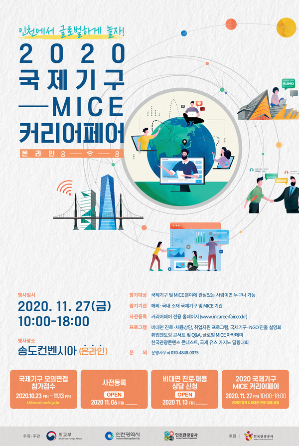 2020 국제기구-MICE 커리어페어 웹포스터