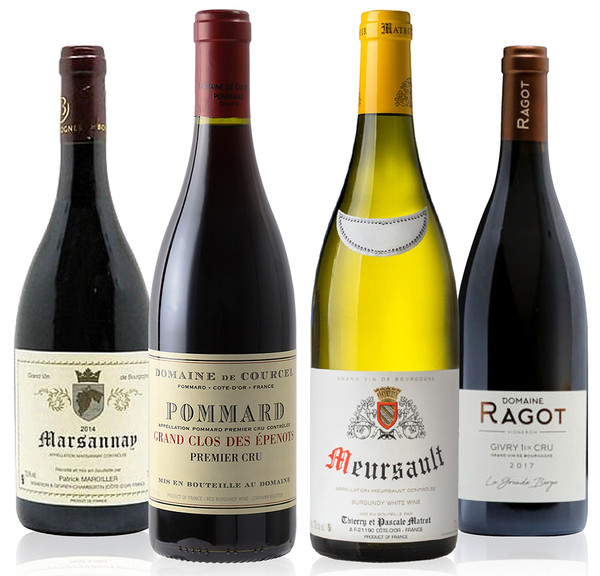 하이트진로가 출시하는 프랑스 부르고뉴의 4개 도멘(포도원)에서 생산된 와인들. / ⓒ하이트진로