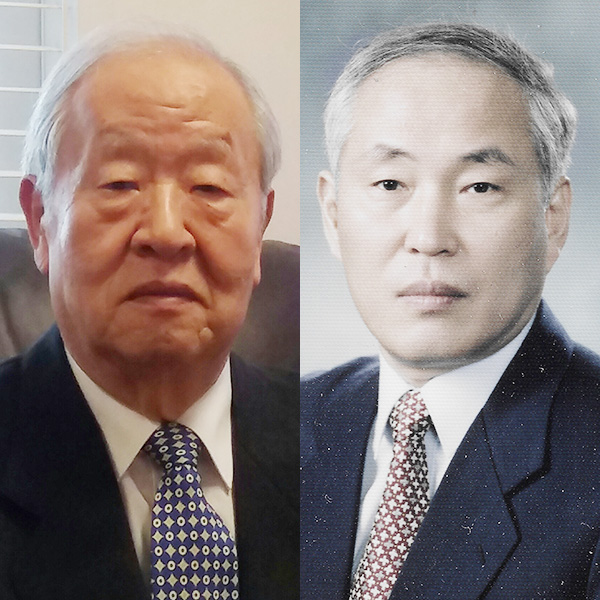 이종욱 서울의대 명예교수(왼쪽)와 이무상 연세의대 명예교수.