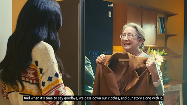 LG전자 글로벌 의류관리 캠페인 영상 'Care For What You Wear – Story of our clothes'의 한 장면 / ⓒLG전자