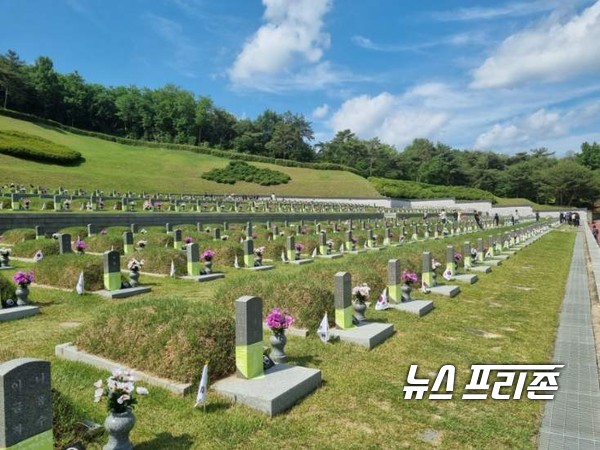 5월 민주영령들이 잠들어 있는 광주광역시에 자리한 국립 5.18민주묘지 / ⓒ 강승호 기자
