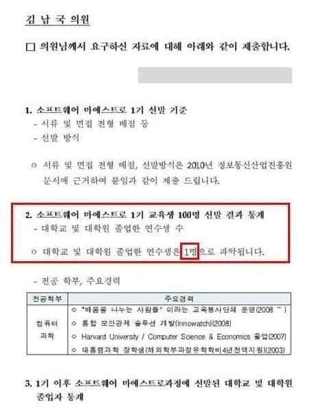 김남국 의원이 정보통신기획평가원으로 부터 받은 답신을 공개했다. (김남국 의원실)