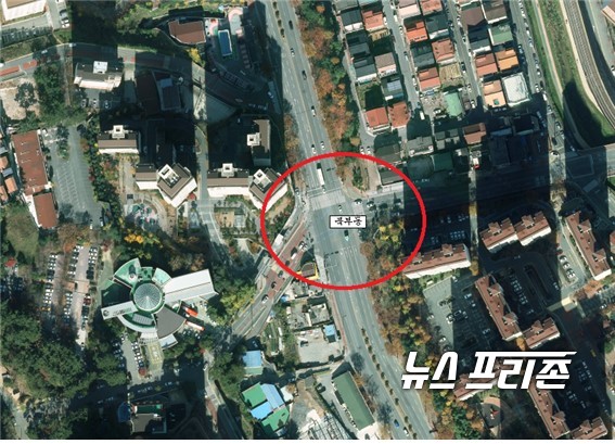 김해시, 교통사고 잦은 4개지점 안전시설 대폭보강-삼계동 위치도김해시
