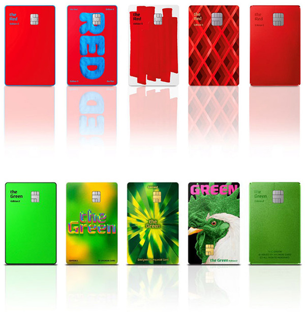 he Red Edition5·the Green Edition2 카드/ⓒ현대카드