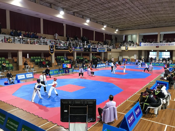 제30회 경남협회장기 태권도대회가 15일부터 고성에서 열린다. 고성군