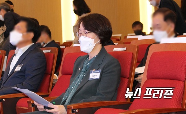 임혜숙 과학기술정보통신부 장관은 19일 오전 10시 대전에서 열린 ‘기초과학연구원 개원 10주년 기념식’에 참석했다.(사진=이기종 기자)
