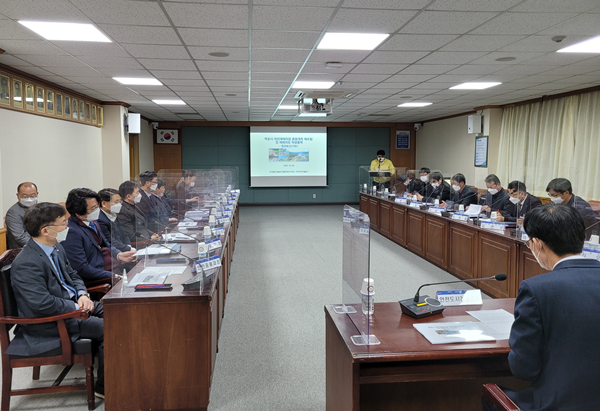 전남 목포시가 자연재해저감 종합계획수립 중간보고회를 개최했다.