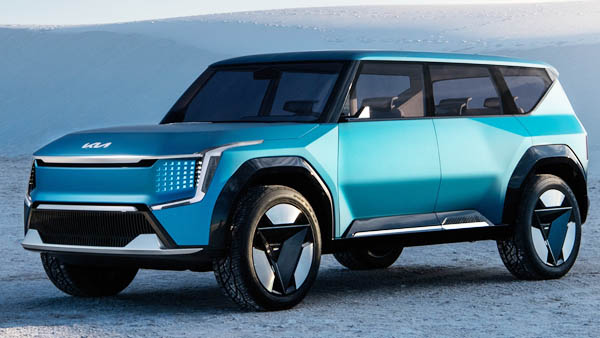 지난 달 열린 '2021 LA 오토쇼' 사전 언론 공개 행사에서 공개된 기아의 첫 대형 전동화 SUV 콘셉트카 '더 기아 콘셉트 EV9' (사진=현대자동차그룹)