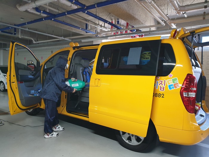 부산시가 '어린이 통학차량 LPG 전환 지원사업'을 실시한다. (사진=해운대구청)
