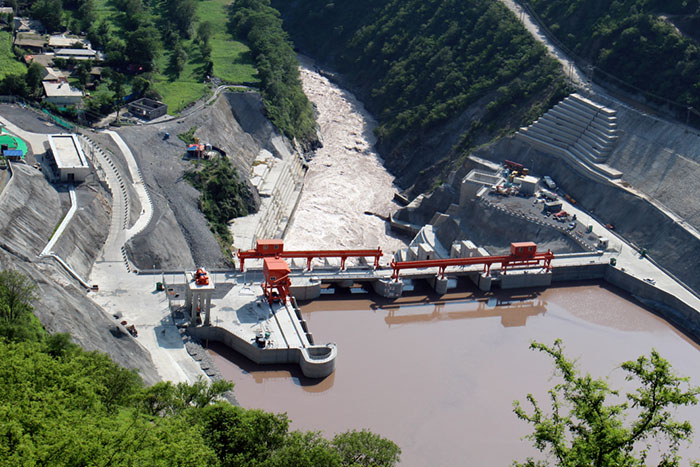파키스탄 파트린드 수력발전소 전경 (사진=대우건설)