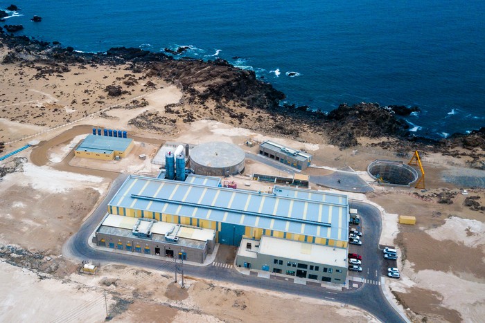 GS이니마가 완공한 칠레 아타카마 해수담수화시설 전경 (사진=GS건설)