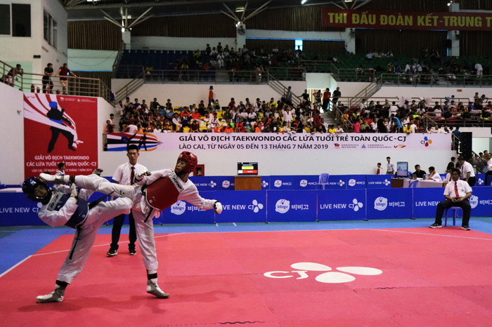 2019년 베트남 라오카이성에서 진행된 CJ National Youth Taekwondo Championship 현장 (사진=CJ 스포츠마케팅)