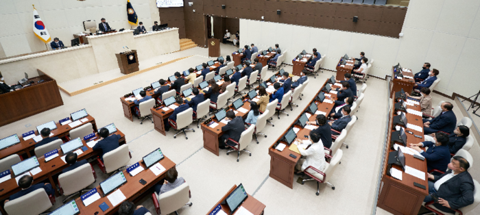 용인시의회는 26일 제2차 본회의를 열고 제265회 임시회를 마무리했다.(사진=용인시의회)