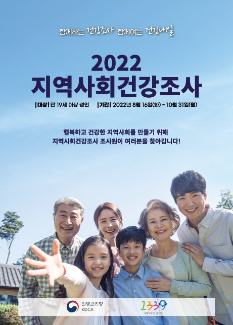 여수시 ‘2022년 지역사회건강조사’ 포스터