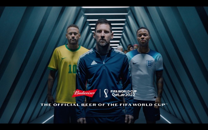 버드와이저 카타르 월드컵 캠페인 동영상 캡쳐 이미지 (자료=오비맥주)