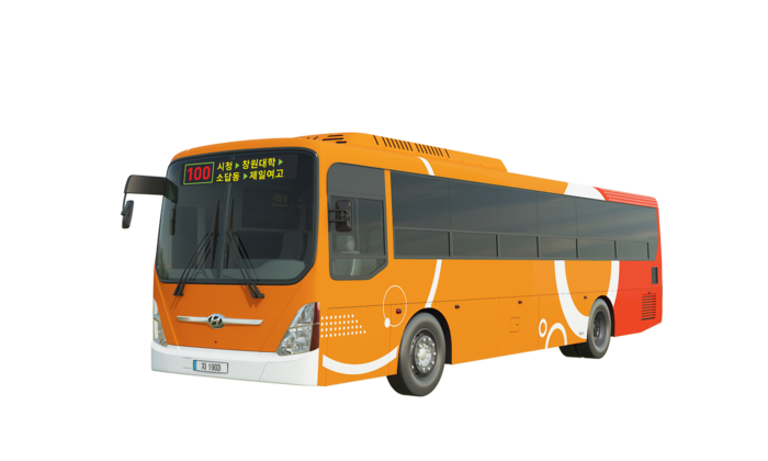 지난 22일 창원시 시내버스 디자인 개선용역 최종 보고회에서 확정된 시내버스 새 디자인 모습 (사진=창원시)