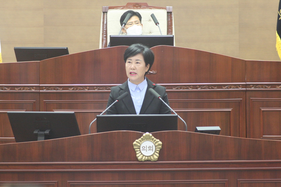 천안시의회 엄소영 의원(사진=김형태 기자).
