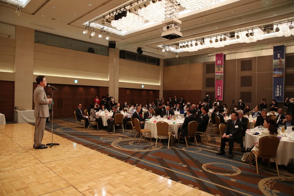도는 25일 메트로폴리탄 도쿄 이케부쿠로 호텔에서 한일백제문화교류전을 개최했다.(사진=충남도청)