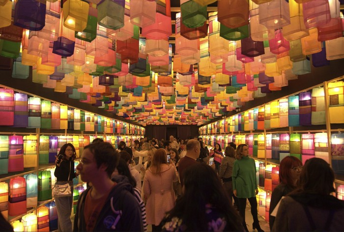 Inauguração da 'Exposição Especial Light of Pearl' em São Paulo, Brasil.  (Foto = Cidade de Jinju)