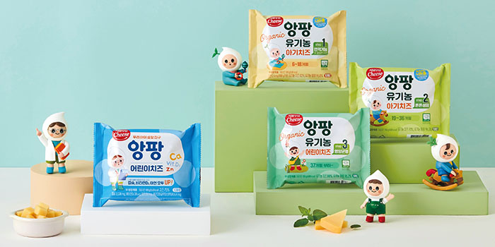리뉴얼 출시한 서울우유 '앙팡 치즈' 제품군. (자료=서울우유협동조합)