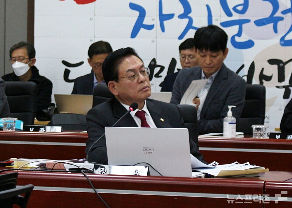 정우택 의원(충북 청주시 상당구, 국민의힘).(사진=박성민기자)