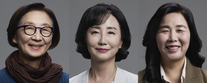 (왼쪽부터) 조한혜정, 묵인희, 박영주 (자료=삼성생명)