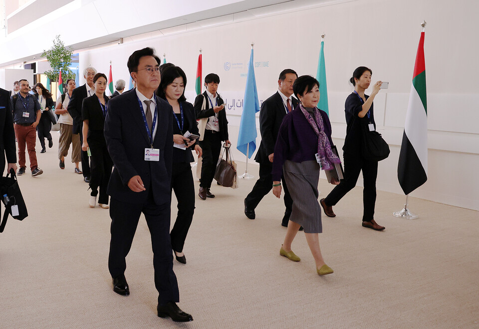 김태흠 지사는 지난 1∼4일 아랍에미리트(UAE) 두바이에서 열린 COP28에 세계 지방정부 대표로 특별 초청받아 참석했다.(사진=충남도청)