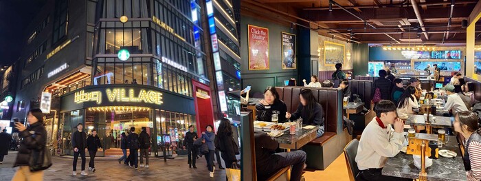 BBQ 종로종각점 내·외부 전경 (자료=제너시스BBQ 그룹)