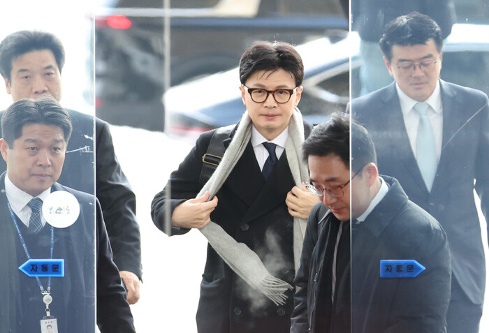 한동훈 법무장관이 20일 예산결산특별위원회 전체회의 출석을 위해 국회로 들어오고 있다.(사진=연합뉴스)