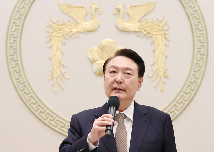 사진: 윤석열 대통령, 2024년 신년 인사회 발언