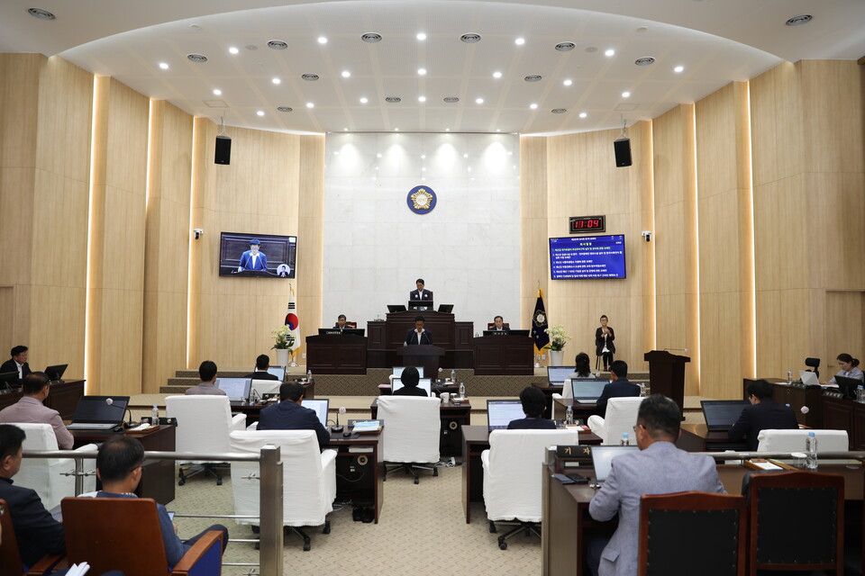 예산군의회 본회의장 전경.(사진=예산군의회)