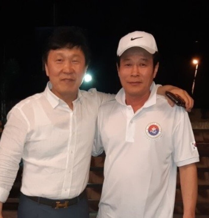 양길모 KBA 총재김대호 사무국장(우측).