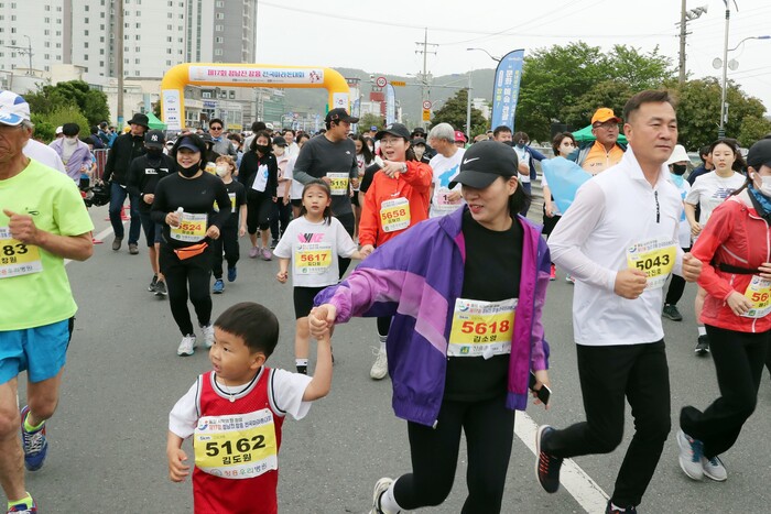 제17회 정남진 장흥 전국 마라톤 대회 모습(사진=장흥군)
