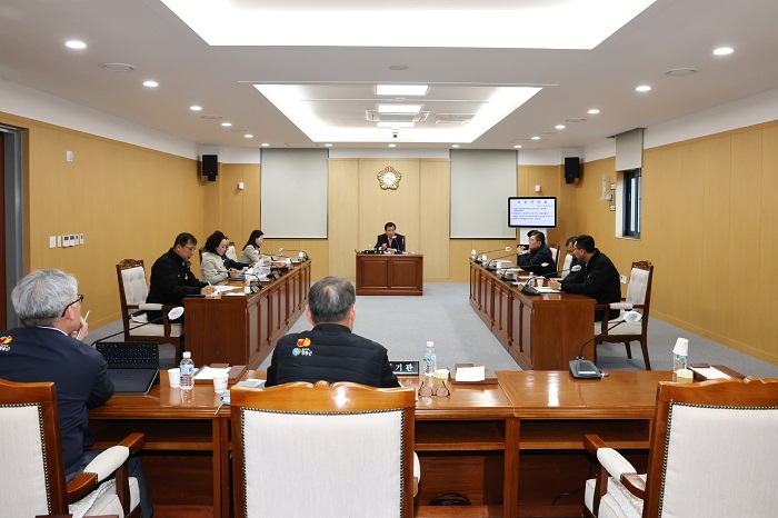 26일 청송군의회, 2024년 제2차 의원간담회 개최 모습.(사진=청송군 의회)