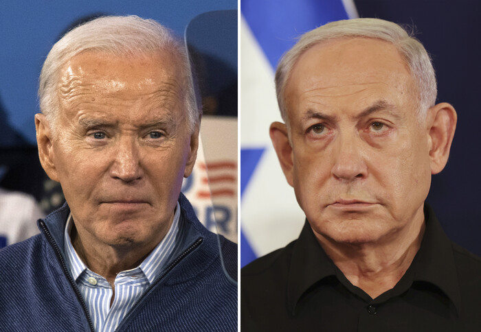 바이든 미 대통령과 네타냐후 이스라엘 총리(사진=AP, 연합뉴스)
