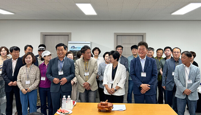 당협회의에 참석한 거창지역 운영위원 모습.(사진=국민의힘 거창당협)