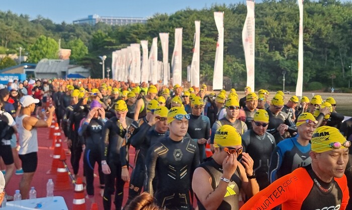 아이언맨 70.3 고성대회.(사진=고성군)