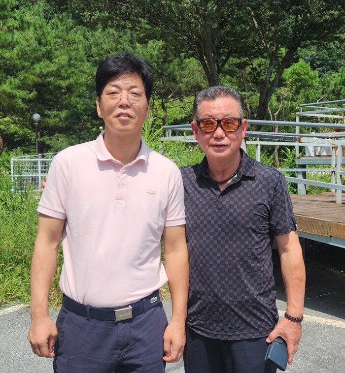 구리복싱 김민기관장 남양주 복싱협회 박영배회장(우측)