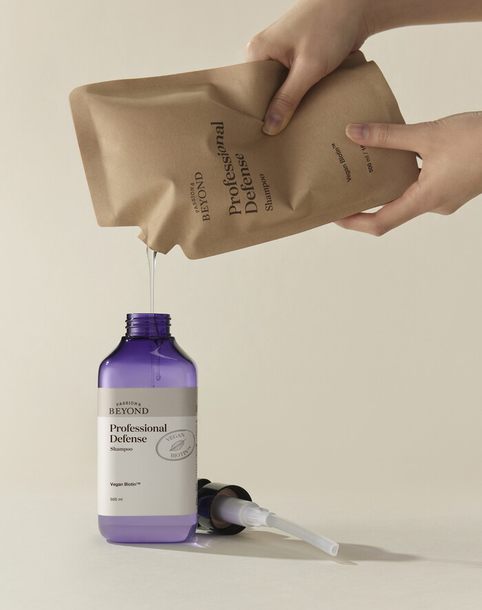 LG생활건강, 비욘드 프로페셔널 디펜스 샴푸 리필 [사진출처=LG생활건강]