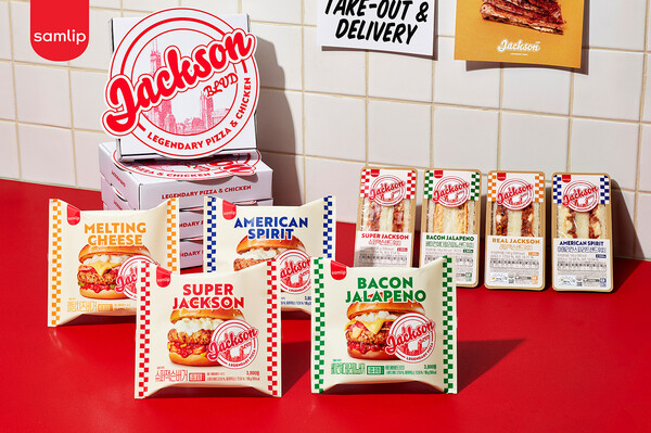 SPC삼립이 새로 내놓는 잭슨피자 컬래버레이션 샌드위치 및 햄버거 [사진출처=SPC삼립]