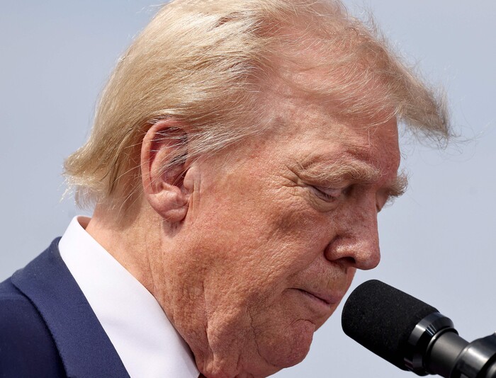 13일(현지시각) 회견하는 도널드 트럼프 미 공화당 댛선 후보(사진=AFP, 연합뉴스)