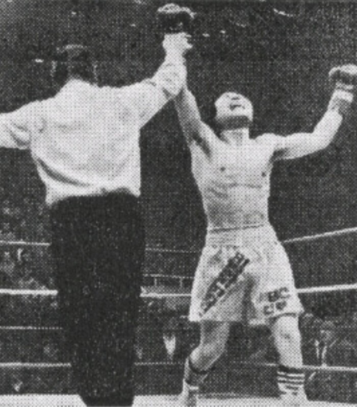 신인앙전 결승에서 KO승을 거둔 권철